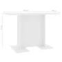 Esstisch aus weißem Sperrholz, 110 x 60 x 75 cm von vidaXL, Küchen- und Esstische - Ref: Foro24-800243, Preis: 57,87 €, Rabat...