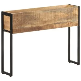 Rough mango wood planter 90x20x68 cm by vidaXL, Pots and planters - Ref: Foro24-321938, Price: 100,24 €, Discount: %