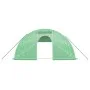 Greenhouse with green steel structure 96 m² 24x4x2 m by vidaXL, Greenhouses - Ref: Foro24-3188071, Price: 969,86 €, Discount: %