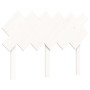 Double bed frame with white solid wood headboard by vidaXL, Beds and slatted bases - Ref: Foro24-3195257, Price: 137,76 €, Di...