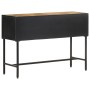 Rough mango wood console table 110x35x75 cm by vidaXL, Side tables - Ref: Foro24-288473, Price: 150,42 €, Discount: %