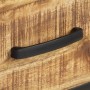 Mesa consola de madera rugosa de mango 110x35x75 cm de vidaXL, Mesas auxiliares - Ref: Foro24-288473, Precio: 150,34 €, Descu...