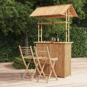 3-teiliges Bar-Set aus Bambus von vidaXL, Gartensets - Ref: Foro24-341741, Preis: 719,28 €, Rabatt: %