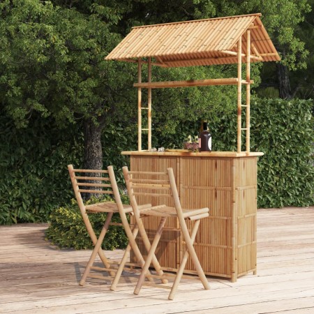 Bamboo 3-Piece Bar Set by vidaXL, Garden sets - Ref: Foro24-341741, Price: 583,51 €, Discount: %