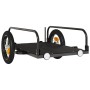 Remolque para bicicleta hierro negro 122x53x31 cm de vidaXL, Remolques para bicicletas - Ref: Foro24-94201, Precio: 66,02 €, ...