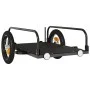 Remolque para bicicleta hierro negro 122x53x31 cm de vidaXL, Remolques para bicicletas - Ref: Foro24-94201, Precio: 69,73 €, ...