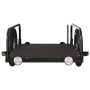 Remolque para bicicleta hierro negro 122x53x31 cm de vidaXL, Remolques para bicicletas - Ref: Foro24-94201, Precio: 66,02 €, ...