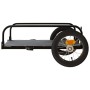 Remolque para bicicleta hierro negro 122x53x31 cm de vidaXL, Remolques para bicicletas - Ref: Foro24-94201, Precio: 66,02 €, ...