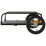 Remolque para bicicleta hierro negro 122x53x31 cm de vidaXL, Remolques para bicicletas - Ref: Foro24-94201, Precio: 69,73 €, ...