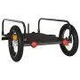 Remolque para bicicleta hierro negro 122x53x31 cm de vidaXL, Remolques para bicicletas - Ref: Foro24-94201, Precio: 69,73 €, ...
