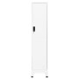 White steel locker 38x45x180 cm by vidaXL, Lockers and storage cabinets - Ref: Foro24-339772, Price: 154,44 €, Discount: %