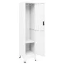 Weißer Stahlspind 38x45x180 cm von vidaXL, Schließfächer und Lagerschränke - Ref: Foro24-339772, Preis: 158,39 €, Rabatt: %