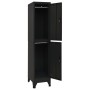 Schwarzer Stahlspind 38x45x180 cm von vidaXL, Schließfächer und Lagerschränke - Ref: Foro24-339778, Preis: 165,38 €, Rabatt: %