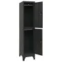 Anthracite gray steel locker 38x45x180 cm by vidaXL, Lockers and storage cabinets - Ref: Foro24-339779, Price: 151,70 €, Disc...