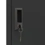 Anthracite gray steel locker 38x45x180 cm by vidaXL, Lockers and storage cabinets - Ref: Foro24-339779, Price: 151,70 €, Disc...