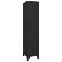 Taquilla de acero negro 38x45x180 cm de vidaXL, Taquillas y armarios de almacenamiento - Ref: Foro24-339774, Precio: 163,52 €...