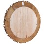 Espejo de pared redondo teca 60 cm de vidaXL, Espejos - Ref: Foro24-288802, Precio: 103,47 €, Descuento: %