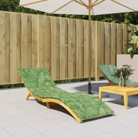 Sonnenliegenkissen aus Oxford-Stoff mit Blattdruck von vidaXL, Kissen für Stühle und Sofas - Ref: Foro24-361447, Preis: 52,99...