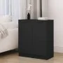 Aparador de madera contrachapada negro 30x30x70 cm de vidaXL, Aparadores - Ref: Foro24-811136, Precio: 72,98 €, Descuento: %