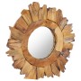 Round teak wall mirror 40 cm by vidaXL, Mirrors - Ref: Foro24-288803, Price: 59,98 €, Discount: %