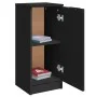 Aparador de madera contrachapada negro 30x30x70 cm de vidaXL, Aparadores - Ref: Foro24-811136, Precio: 72,98 €, Descuento: %