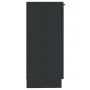 Aparador de madera contrachapada negro 30x30x70 cm de vidaXL, Aparadores - Ref: Foro24-811136, Precio: 72,98 €, Descuento: %