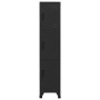 Taquilla de acero negro 38x45x180 cm de vidaXL, Taquillas y armarios de almacenamiento - Ref: Foro24-339782, Precio: 169,19 €...