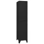 Black steel locker 38x45x180 cm by vidaXL, Lockers and storage cabinets - Ref: Foro24-339782, Price: 188,93 €, Discount: %