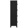 Schwarzer Stahlspind 38x45x180 cm von vidaXL, Schließfächer und Lagerschränke - Ref: Foro24-339786, Preis: 193,67 €, Rabatt: %