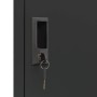 Anthracite gray steel locker 38x45x180 cm by vidaXL, Lockers and storage cabinets - Ref: Foro24-339787, Price: 185,58 €, Disc...