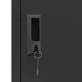 Anthracite gray steel locker 38x45x180 cm by vidaXL, Lockers and storage cabinets - Ref: Foro24-339787, Price: 182,11 €, Disc...