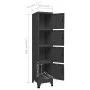 Anthracite gray steel locker 38x45x180 cm by vidaXL, Lockers and storage cabinets - Ref: Foro24-339787, Price: 182,11 €, Disc...