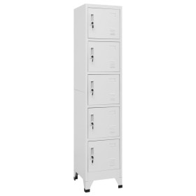 Light gray steel locker 38x40x180 cm by vidaXL, Lockers and storage cabinets - Ref: Foro24-339789, Price: 202,58 €, Discount: %