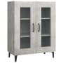 Aparador de madera de ingeniería gris hormigón 69,5x34x90 cm de vidaXL, Aparadores - Ref: Foro24-812127, Precio: 74,64 €, Des...