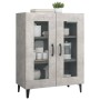Aparador de madera de ingeniería gris hormigón 69,5x34x90 cm de vidaXL, Aparadores - Ref: Foro24-812127, Precio: 74,64 €, Des...