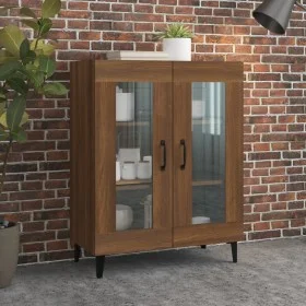 Oak brown engineered wood sideboard 69.5x34x90 cm by vidaXL, Sideboards - Ref: Foro24-817338, Price: 65,74 €, Discount: %