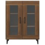 Aparador de madera de ingeniería marrón roble 69,5x34x90 cm de vidaXL, Aparadores - Ref: Foro24-817338, Precio: 78,58 €, Desc...