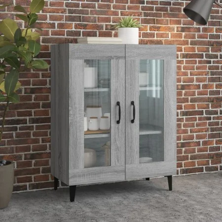 Sonoma-graues Sideboard aus Holzwerkstoff, 69,5 x 34 x 90 cm von vidaXL, Sideboards - Ref: Foro24-817337, Preis: 87,86 €, Rab...