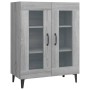 Aparador de madera de ingeniería gris Sonoma 69,5x34x90 cm de vidaXL, Aparadores - Ref: Foro24-817337, Precio: 89,27 €, Descu...