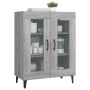 Aparador de madera de ingeniería gris Sonoma 69,5x34x90 cm de vidaXL, Aparadores - Ref: Foro24-817337, Precio: 89,27 €, Descu...