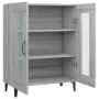 Sonoma-graues Sideboard aus Holzwerkstoff, 69,5 x 34 x 90 cm von vidaXL, Sideboards - Ref: Foro24-817337, Preis: 87,86 €, Rab...