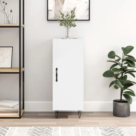 White engineered wood sideboard 34.5x34x90 cm by vidaXL, Sideboards - Ref: Foro24-828532, Price: 59,41 €, Discount: %