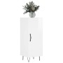 Weißer Hochglanz-Sperrholz-Schrank 34,5x34x90 cm von vidaXL, Sideboards - Ref: Foro24-828534, Preis: 61,25 €, Rabatt: %