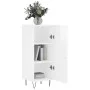 Weißer Hochglanz-Sperrholz-Schrank 34,5x34x90 cm von vidaXL, Sideboards - Ref: Foro24-828534, Preis: 60,51 €, Rabatt: %