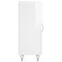 Weißer Hochglanz-Sperrholz-Schrank 34,5x34x90 cm von vidaXL, Sideboards - Ref: Foro24-828534, Preis: 60,51 €, Rabatt: %