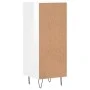 Weißer Hochglanz-Sperrholz-Schrank 34,5x34x90 cm von vidaXL, Sideboards - Ref: Foro24-828534, Preis: 60,51 €, Rabatt: %