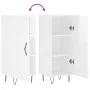 Weißer Hochglanz-Sperrholz-Schrank 34,5x34x90 cm von vidaXL, Sideboards - Ref: Foro24-828534, Preis: 60,51 €, Rabatt: %
