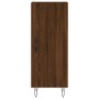 Oak brown engineered wood sideboard 34.5x34x90 cm by vidaXL, Sideboards - Ref: Foro24-828539, Price: 60,35 €, Discount: %