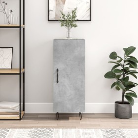Plywood gray concrete sideboard 34.5x34x90 cm by vidaXL, Sideboards - Ref: Foro24-828536, Price: 56,41 €, Discount: %