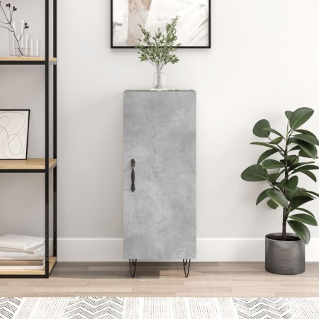 Aparador de madera contrachapada gris hormigón 34,5x34x90 cm de vidaXL, Aparadores - Ref: Foro24-828536, Precio: 56,41 €, Des...